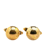 Gold Metal Louis Vuitton Cufflinks