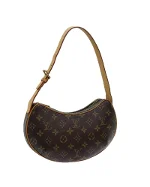 Brown Canvas Louis Vuitton Croissant