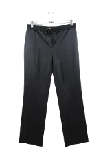 Black Wool Prada Pants