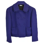 Blue Wool Miu Miu Jacket