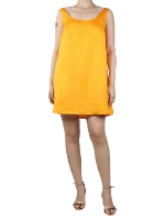 Orange Linen FRAME Dress