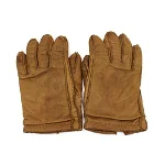 Brown Leather Prada Gloves