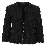 Black Cotton Chanel Jacket