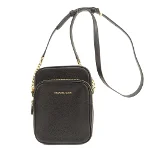 Black Leather Michael Kors Shoulder Bag