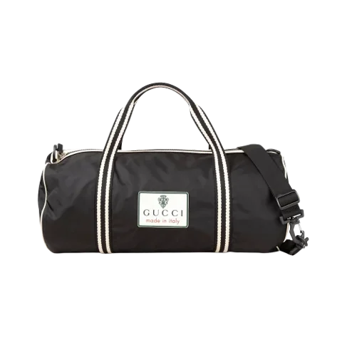 Black Nylon Gucci Travel Bag