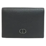 Black Leather Dior Wallet