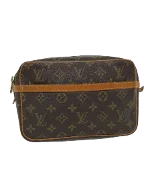 Brown Canvas Louis Vuitton Crossbody Bag