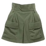 Green Cotton Valentino Shorts