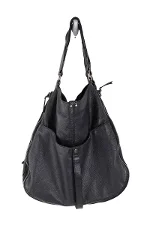 Black Leather Jérôme Dreyfuss Handbag