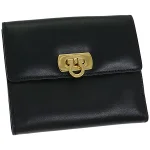 Black Leather Salvatore Ferragamo Wallet