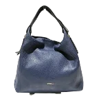 Navy Leather Furla Tote