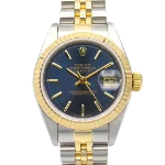 Blue Metal Rolex Watch