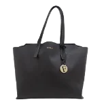 Black Leather Furla Tote