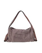 Brown Leather Brunello Cucinelli Shoulder Bag
