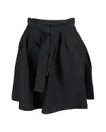 Black Polyester Joseph Skirt