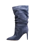 Blue Suede Paris Texas Boots