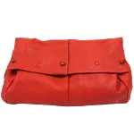 Red Leather Pollini Crossbody Bag