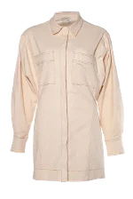 Beige Cotton Lee Shirt