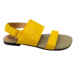 Yellow Leather Dries Van Noten Sandals