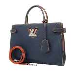 Navy Leather Louis Vuitton Twist