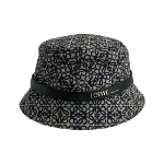 Black Cotton Loewe Hat