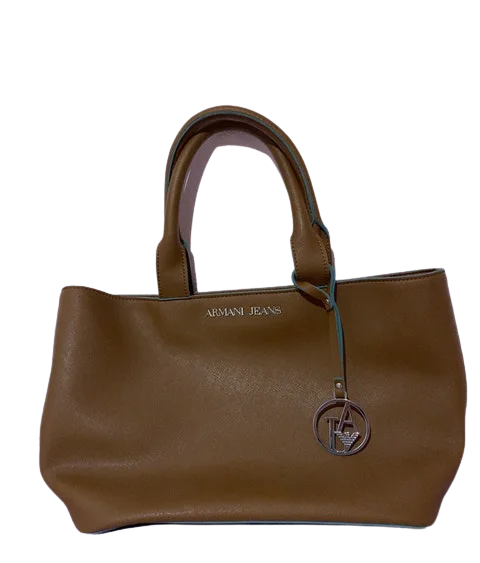 Brown Leather Armani Shoulder Bag