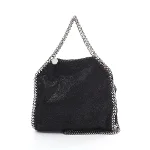 Black Leather Stella McCartney Falabella