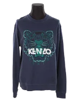 Black Cotton Kenzo Sweatshirt