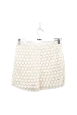 White Polyester Paul & Joe Shorts