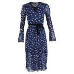 Blue Fabric Diane Von Furstenberg Dress