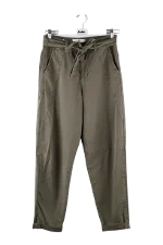 Beige Cotton Ba&sh Pants