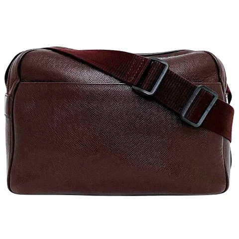 Burgundy Leather Louis Vuitton Reporter