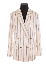 Beige Cotton Ba&sh Blazer