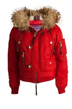 Red Fabric Dsquared2 Jacket