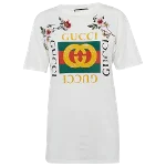 White Fabric Gucci Top