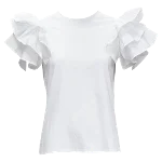 White Cotton Alexander McQueen Top