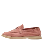 Pink Suede Loro Piana Flats