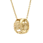 Gold Metal Bvlgari Necklace