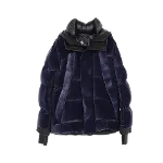 Blue Fabric Moncler Jacket