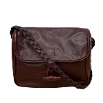 Brown Leather Bally Shoulder Bag