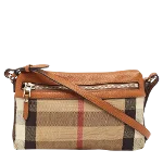 Brown Canvas Burberry Crossbody Bag