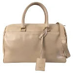 Beige Leather Yves Saint Laurent Handbag