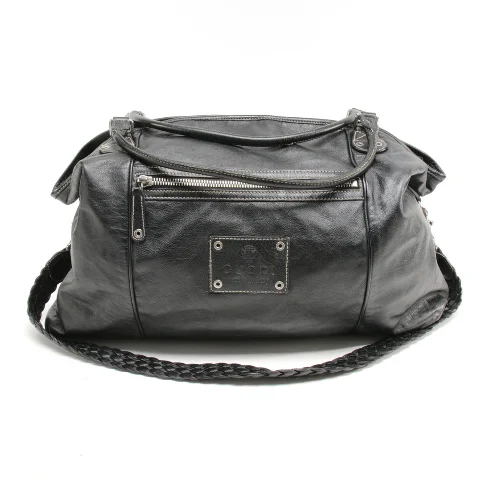 Black Leather Gucci Crossbody Bag