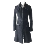 Black Fabric Armani Coat