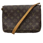 Brown Canvas Louis Vuitton Musette Tango