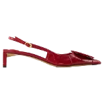 Red Leather Jacquemus Heels