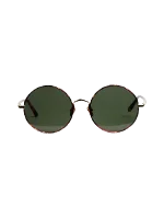 Brown Fabric Linda Farrow Sunglasses