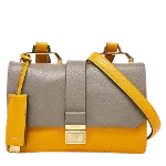 Yellow Leather Miu Miu Crossbody Bag