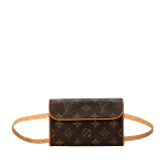 Brown Leather Louis Vuitton Florentine Pochette