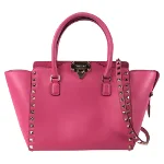 Pink Leather Valentino Tote